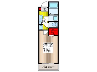 リビエール塚越の物件間取画像